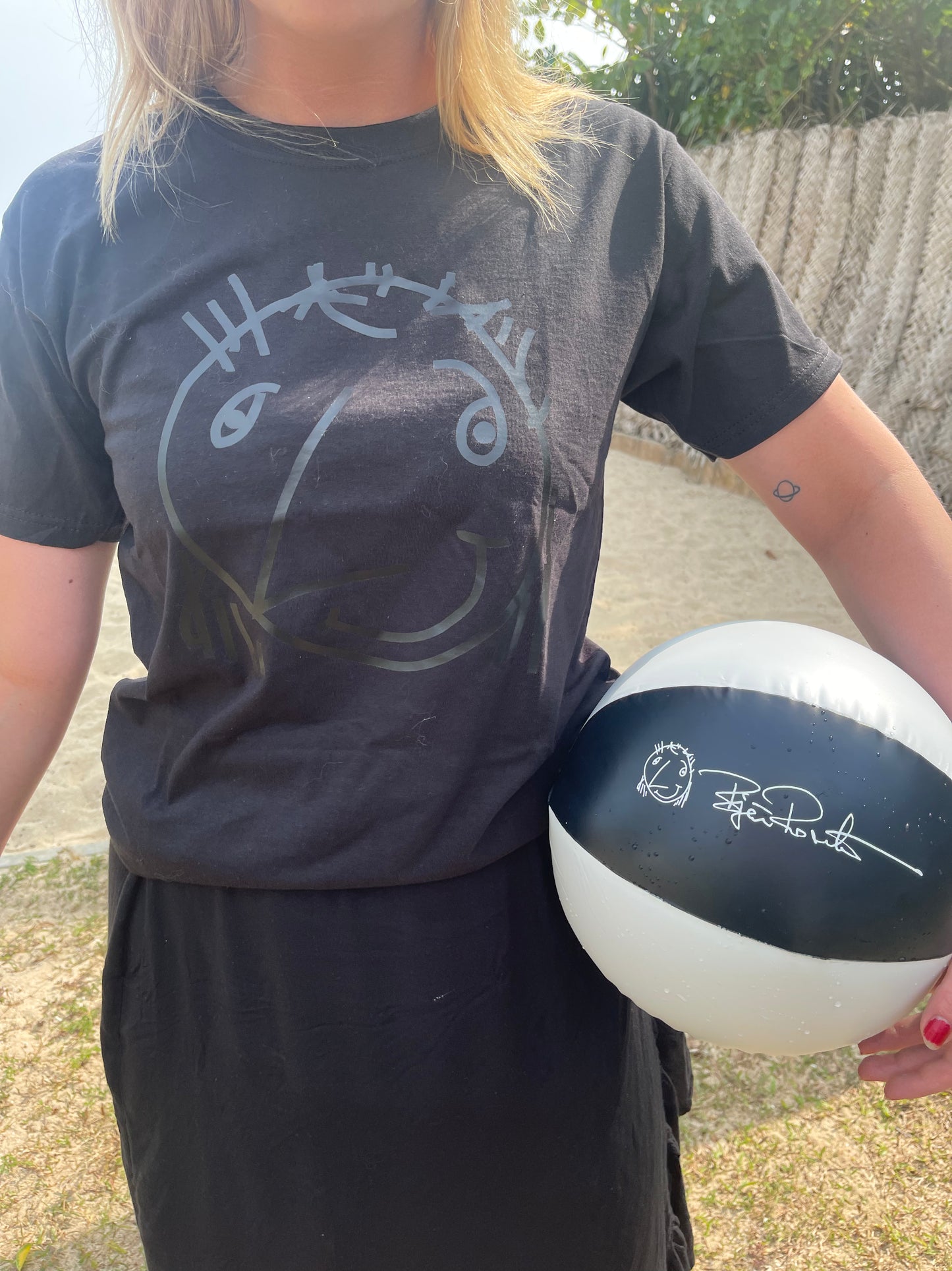 T-shirt - tryck gubben