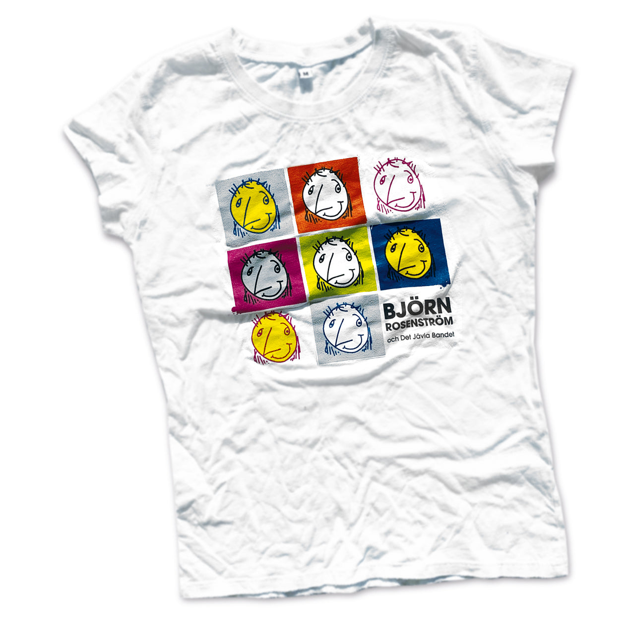 T-shirt små gubbar vit dam